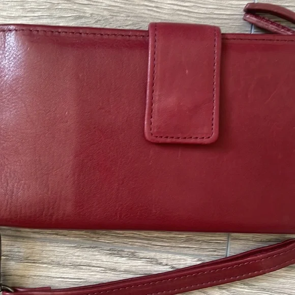 Rachel Rachel Roy burgundy/ maroon leather wallet - Picture 11 of 12